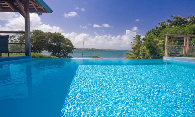 Le Francois Villa | La villa des Pachas, seaside with private pontoon, islands with kayak beach
