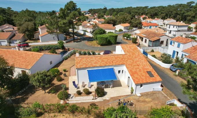 La Tranche-sur-Mer House | La White House, 8 personnes/8 vélos + free Parking