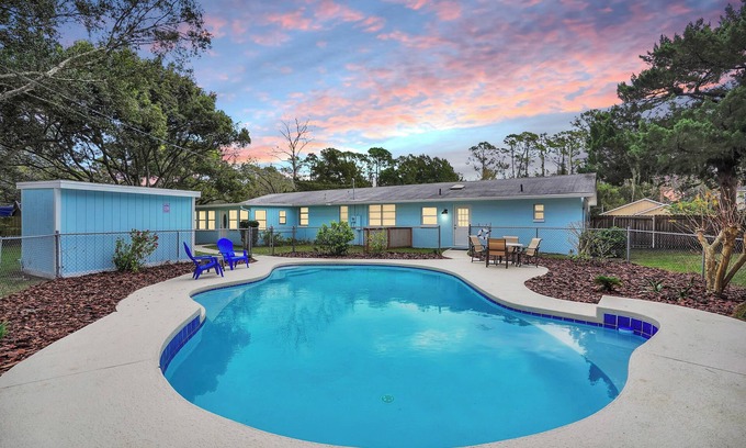 St. Augustine House | Labor D Getaway! Fam Trip~Private Pool & Grill~3mi to Beach