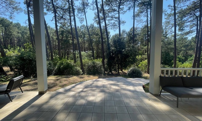 Lacanau Villa | Lacanau lake and forest, large air-conditioned family house