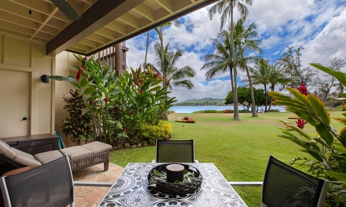 Wailua Condo | Lae Nani 312, Oceanfront, AC,Tropical Bliss, Steps to Beach and Town