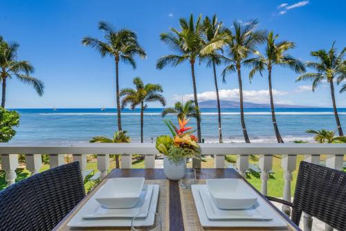 Historic Lahaina Front Street Apartment | Lahaina Shores 215 · LS 215 Direct Beachfront Views Remodeled St