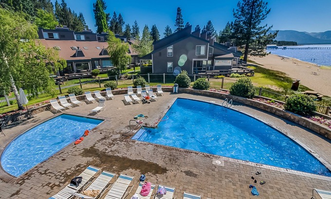 South Lake Tahoe Apartment | Lake dreams come true at this top-floor studio with loft at Lakeland Village