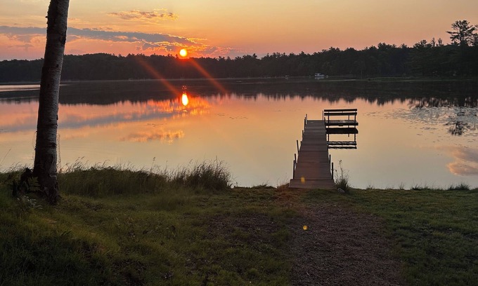 St Germain House | Lake Home on Little St. Germain with Lower Level Walkout