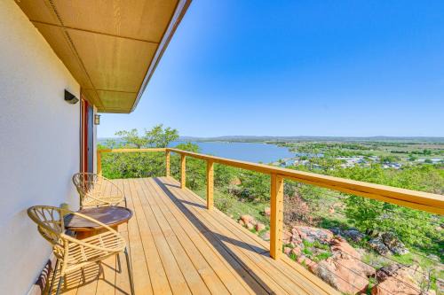 Medicine Park House | Lake Lawtonka View Mountaintop Medicine Park Home