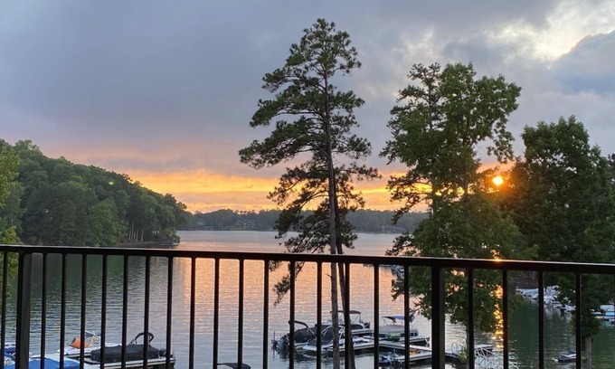 Dadeville Condo | Lake Martin FAN FAVE! Waterfront, Boat Slip, Office, 2 FP, Balcony, in RESORT!
