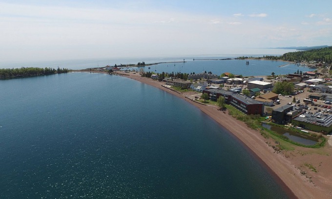 Grand Marais Apartment | Lake Superior Beach Front Downtown Grand Marais