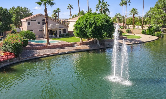 Chandler House | Lake View! Sparkling Pool! Newly Remodeled Oasis