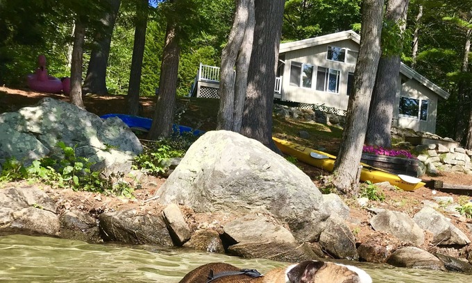 Meredith House | Lake Waukewan, Private Waterfront Cove, Incredible Sunsets, Meredith NH