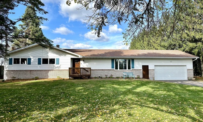 Chippewa Falls House | Lake Wissota home with lakefront views, hot tub and large yard