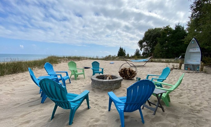 Greenbush Cabin | Lakefront Cabin - Private Sugar Sand Beach on Lake Huron!