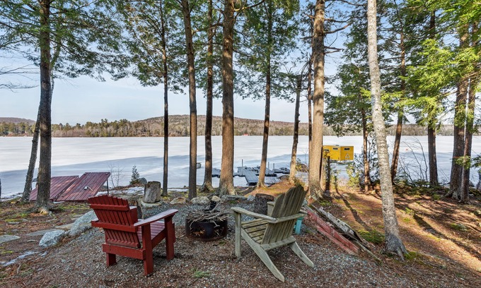 Ellsworth Cabin | Lakefront Cabin w/a Private Dock, Firepit & Gorgeous Views