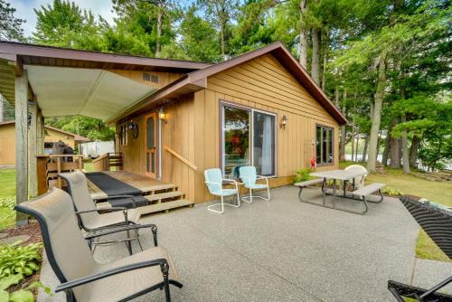 Chetek House | Lakefront Chetek Vacation Rental with Private Dock!