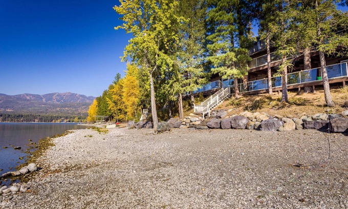 Whitefish Condo | Lakefront condo w/shared pool & hot tub, views, near downtown - Bay Point Lakeside Landing