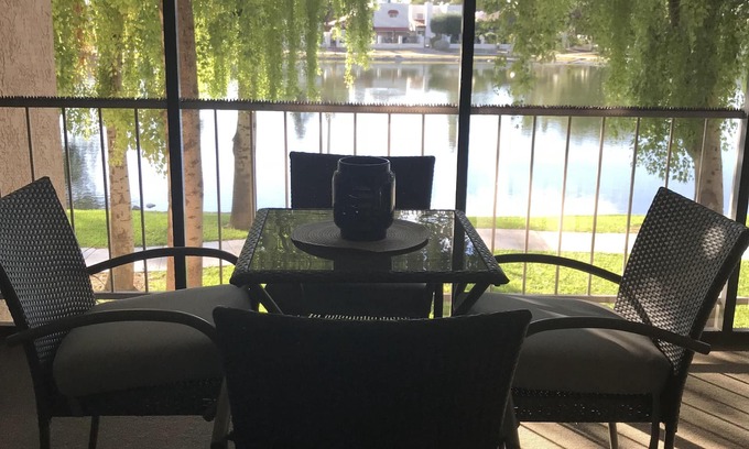 Desert Shores Condo | Lakefront Condo with Spectacular Views+Free WiFi