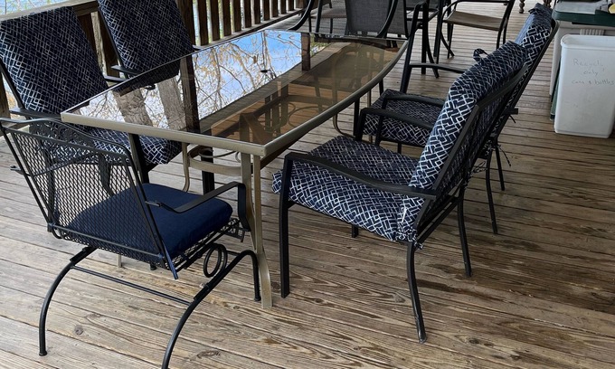 Valois Cottage | Lakefront cottage with private deck and dock, amazing porch with sunset views