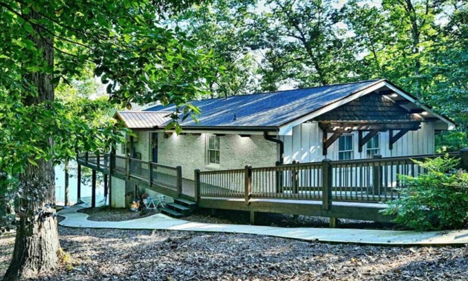 Anderson House | Lakefront Dream Home with Dock & Trailer Parking!