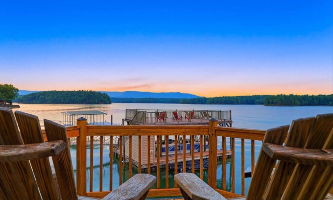 Nebo House | Lakefront Escape, Dock Access and Mountain Views!