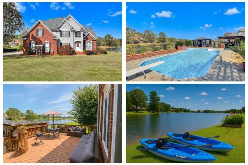 Evans House | Lakefront Home for Families and Groups - Pool, Paddle, Deck, BBQ, Fishing, Movie Room