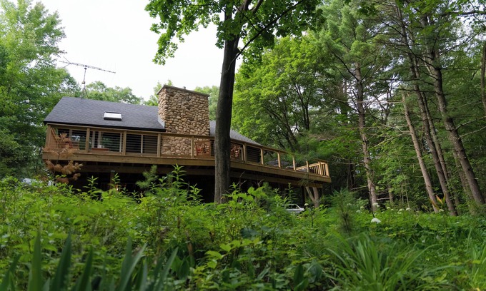 Wautoma Cabin | Lakefront Home on quiet sandy lake near peaceful Wautoma Kayaks, Canoe, beach