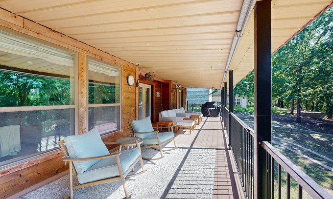 Hoyt House | Lakefront Home, private dock and short walk to beach