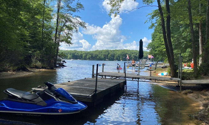 Penelacres House | Lakefront, Wooded, & Secluded Home - Family Dogs Welcome.