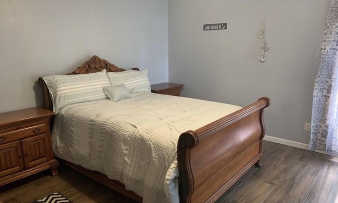Marion House | Lakehouse property with private pool + bonus space sleeps 14