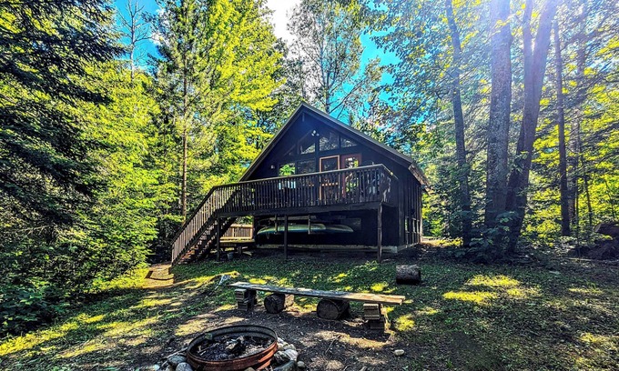 Elmira Cabin | Lakes, Beaches, Pool, Golf, Trails: Michigan Cabin