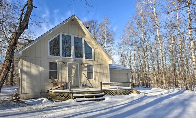 Mancelona Cottage | Lakes of the North Home on Snowmobile & ATV Trail!