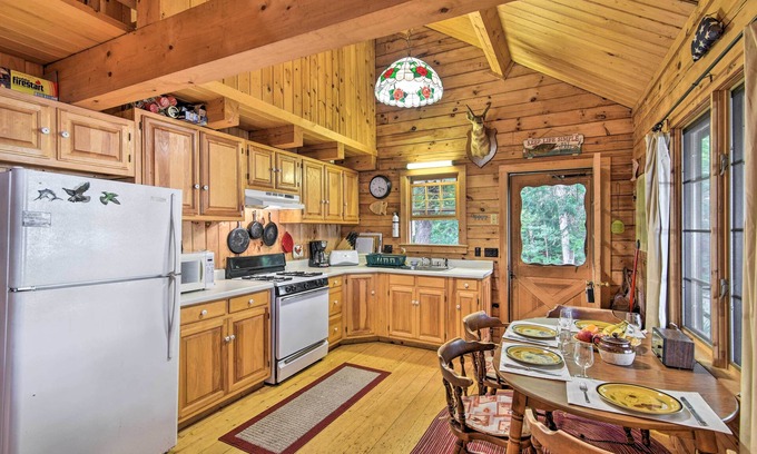 Willimantic Cabin | Lakeside Livin’: Cozy Cabin Steps to Sebec Lake!