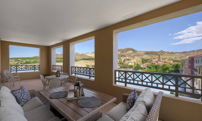 Lake Las Vegas Condo | Lakeview Haven: Unwind with Panoramic Serenity