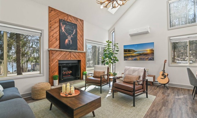 Tobyhanna House | Lakeview Retreat with Hot Tub, Game Room, & Family-Friendly Comfort
