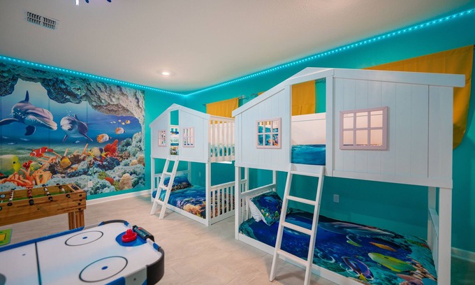 Kissimmee House | Lakeview Storey Lake 10BR/5BA-Pool/Spa/Rec-Close to Disney/Universal Studios
