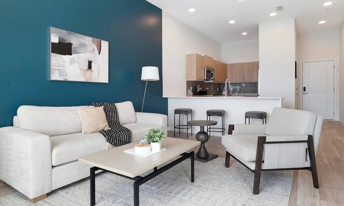 Florida Center Apartment | Landing | Modern 1BD, Gym, Pool