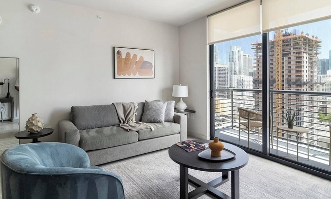 Downtown Miami Apartment | Landing | Spectacular 2BD, Gym, Clubhouse