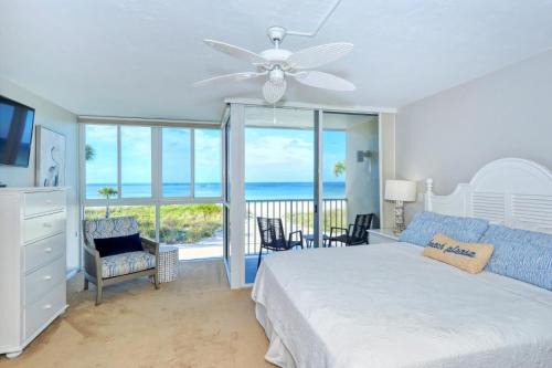 Longboat Key Apartment | LaPlaya 108B Dream views of the Gulf from your private balcony or screened lanai just steps from the beach