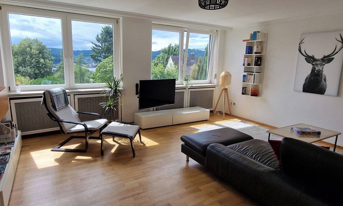 Gengenbach Apartment | Large and quiet apartment with mountain views in historic Gengenbach