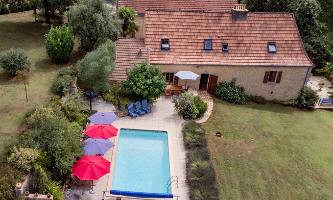 Montcabrier House | Large authentic very attractive house with pool