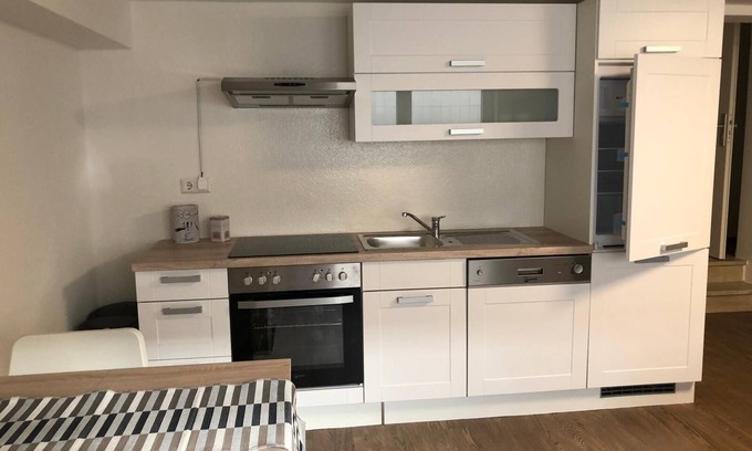 Wieblingen Apartment | Large basement apartment with kitchenette and bathroom, centrally located