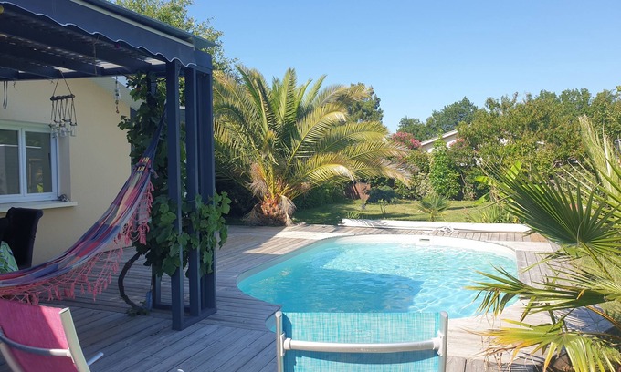La Teste-de-Buch House | Large, bright house with pool and garden. Close to beaches-Arcachon basin