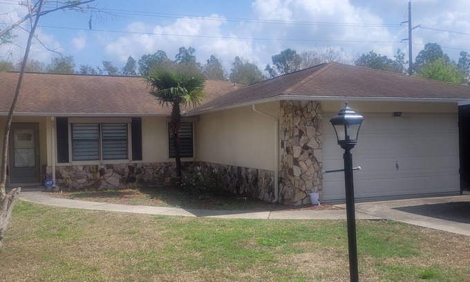 Pine Ridge House | Large Bungalow with fenced yard and game room. Close to everything