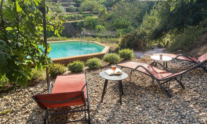 Molieres-sur-Ceze House | Large Cévenol house accommodating up to 15 People, private swimming pool, garden