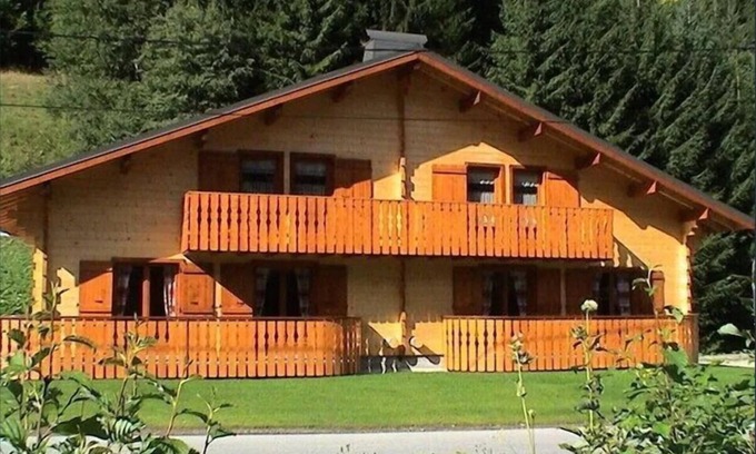 Chatel Ski Chalet | Large chalet for up to 26 people Playground and petanque area