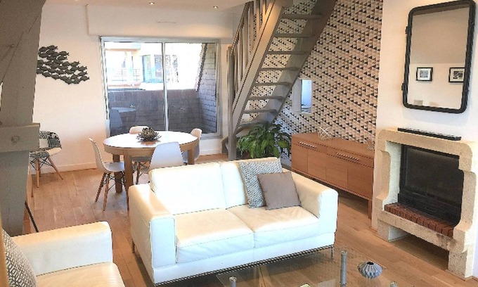 Benerville-sur-Mer Apartment | Large duplex Panoramic sea view