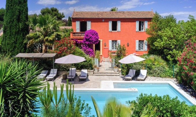 Plaine de la Brague House | Large family villa of 1880 in Antibes Center, gr pool, close to the sea