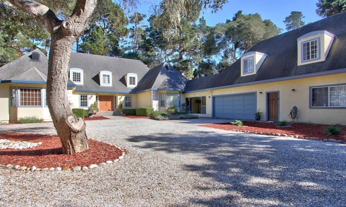 Del Monte Forest House | Large French Chateau in Pebble Beach with handicap access