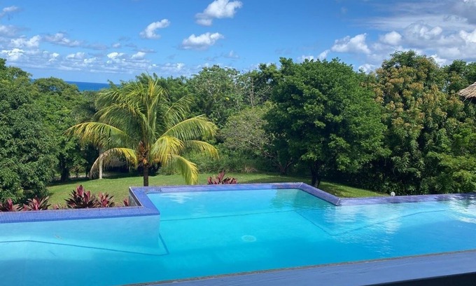 Palmetto Bay Villa | Large Hill Top Villa with Stunning Sea Views