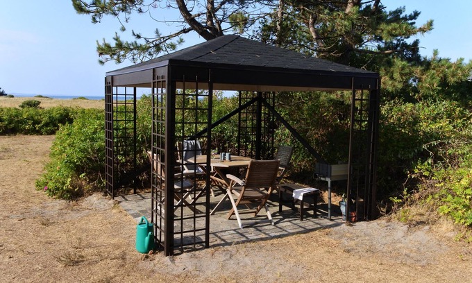 Marup House | Large holiday home with sea views - only approx. 60-meters from the sea.
