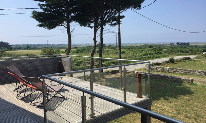 Plouharnel House | Large house with exceptional sea views in a protected environment