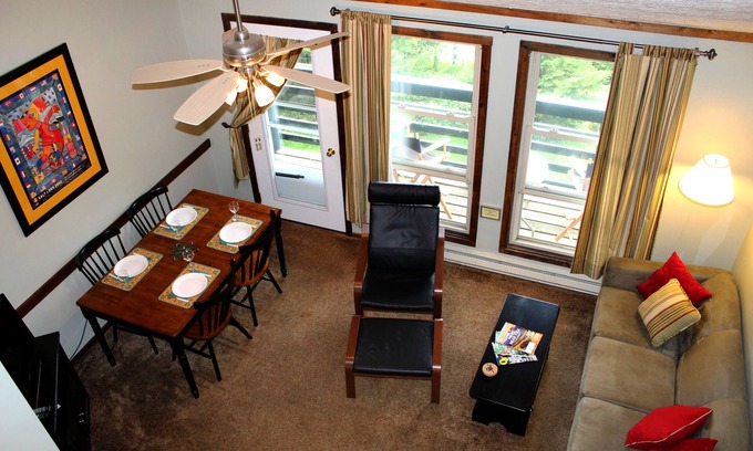 Snowshoe Condo | Large Loft Condo, 2 Baths, 3 Sleeping Areas, Steps to the Slopes, Amazing Views!
